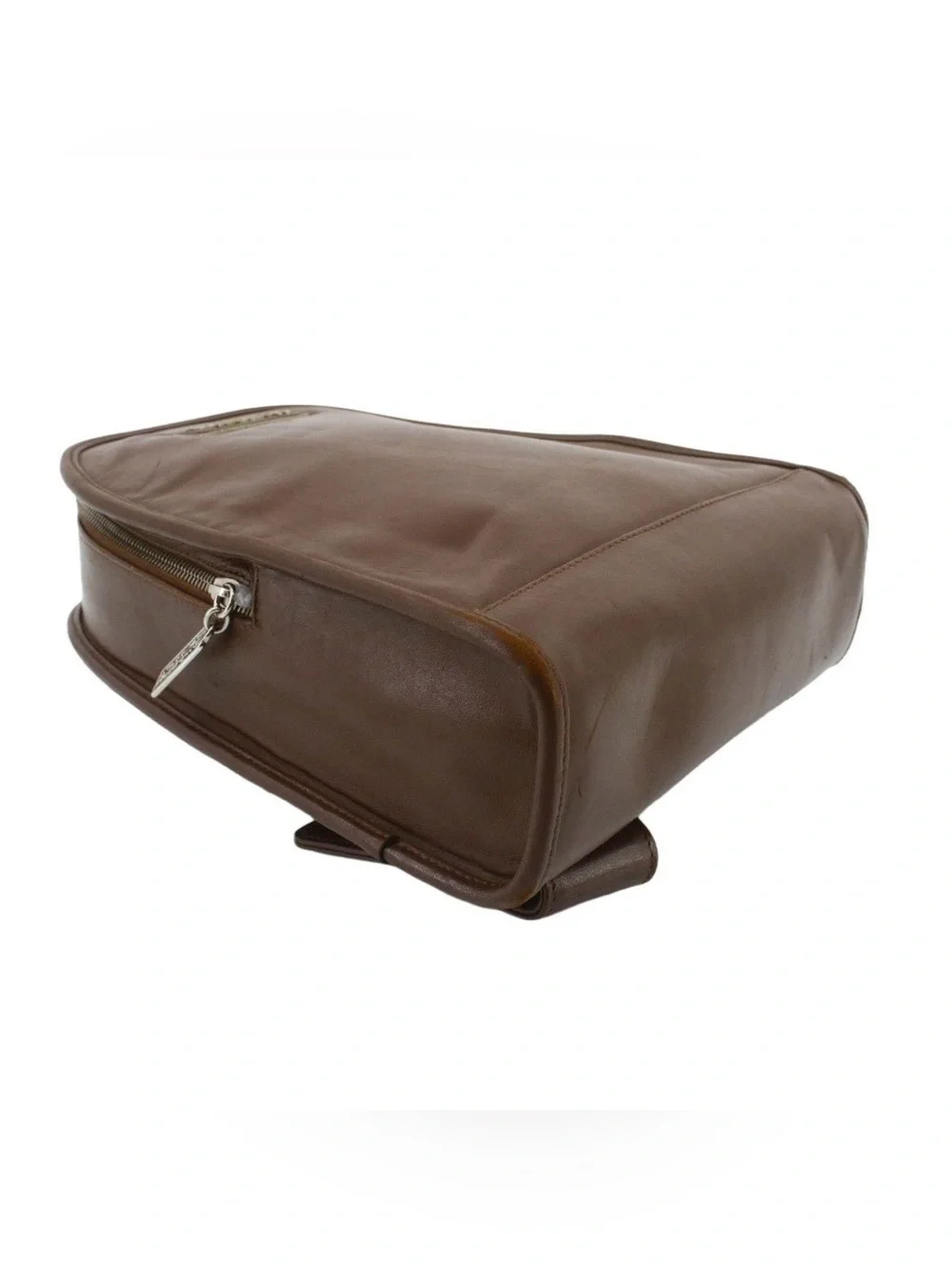 Vintage Burberry Brown Leather Backpack